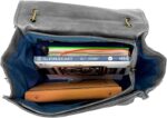 bolso de forma de trapecio espacio por dentro