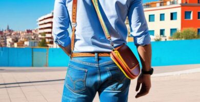 mariconera marron para hombre
