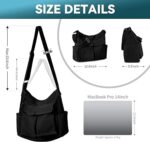 estas son las medidas del bolso tipo messenger
