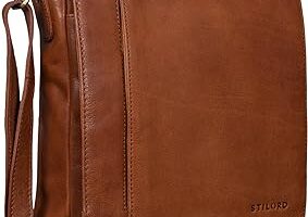 Mariconera para hombre de cuero vintage