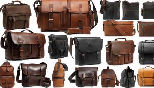 Varios tipos de bolsos de cuero